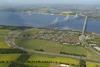 19 NOV Aerial view of land at Builyeon Road and the Forth bridges Cala Homes