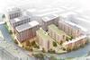 Squire & Partners' originally-consented proposals for the Marshgate Business park in Stratford