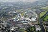 Aerial view of the 45ha York Central masterplan drawn up by Allies & Morrison and Arup