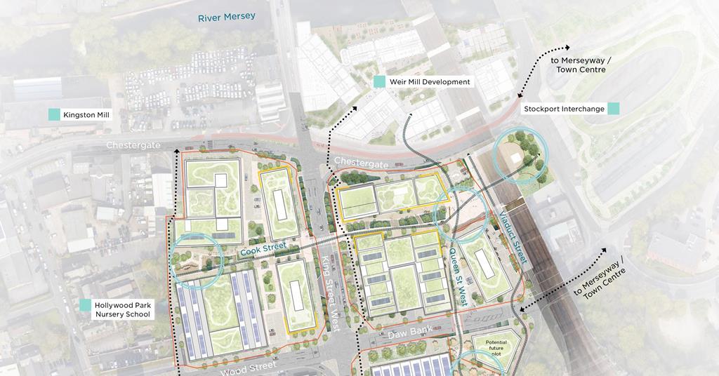 Stockport town centre plans could see 1,200 homes built under grade II
