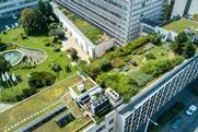shutterstock green garden rooftop