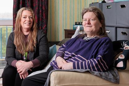 Left to right Jenny Devon and Ruth Cookson