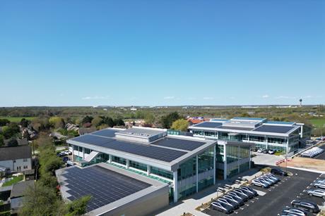 WestonGroupHQ,withsolarpanelsforHQpower1&electriccarfleet