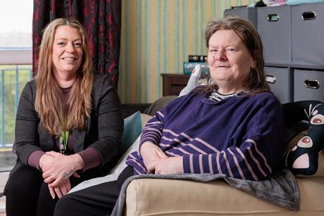 Left to right Jenny Devon and Ruth Cookson