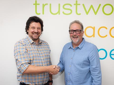 L to R David Harris and Nigel Wilson Trident Group