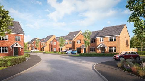 Land acquired - Avant Homes plan to deliver £58m, 250-home development in Awsworth (representative street scene shown) (1)