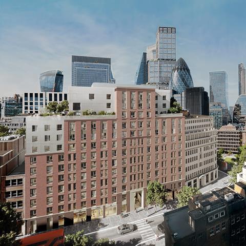 2025_150 Minories_Facade Elevation_(c) Studio Archetype