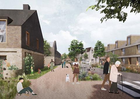 04_Illustrative view of a primary street © Kjellander Sjöberg Architects