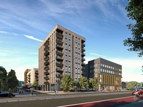 CGI image of L&Q scheme with shared ownership homes