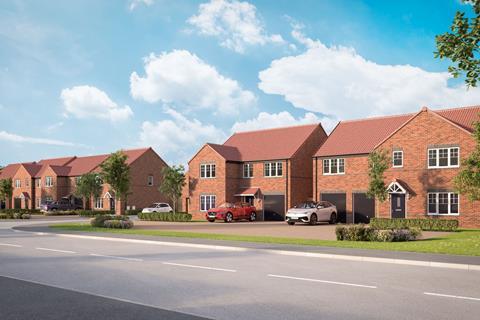 Plans submitted - Avant Homes hopes to deliver 314 homes in Elland (CGI indicative of proposed housetypes to be built))