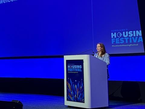 Gillian McLees at Scotland's Housing Festival