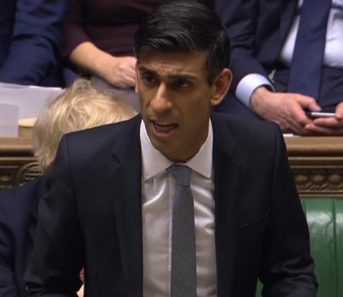 Budget 2020 - Rishi Sunak - Credit House of Commons : Parliament Live TVScreen Shot 2020-03-11 at 15.10.26