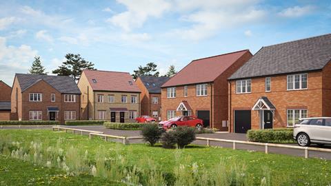 Planning granted  - Avant Homes will build 79 homes in Burbage, near Hinckley (CGI indicative of proposed homes)