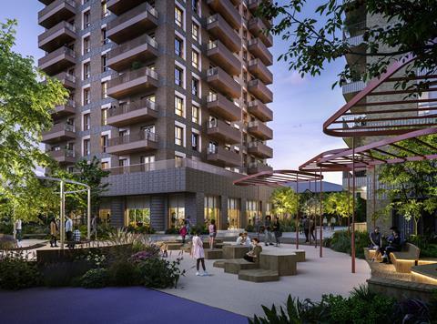 Image credit- HTA Design - Courtyard_view_N2_large