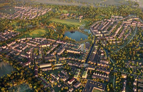 Otterpool Park render