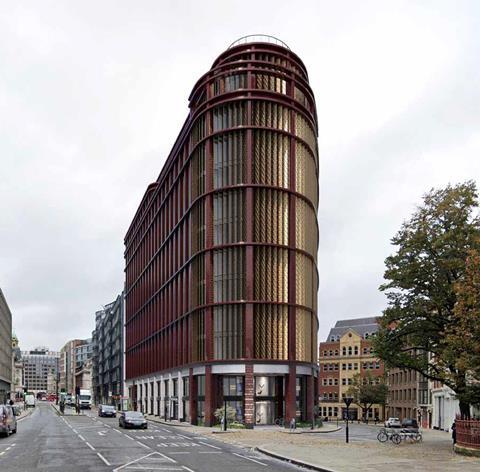 Stiff & Trevillion's proposals for student accommodation at Holborn Viaduct, drawn up for Dominvs Group