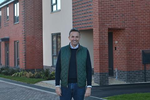 Brand builder - Honey chief executive Mark Mitchell (pictured at one of the housebuilder's developments)