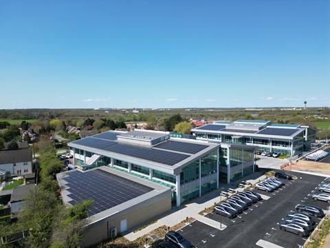 WestonGroupHQ,withsolarpanelsforHQpower1&electriccarfleet