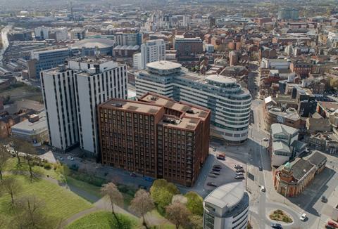 Godwin Developments Bendigo Building Aerial View Nottingham