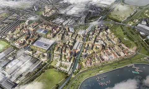 Meridian Water masterplan Enfield