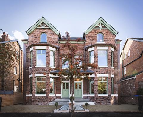 Victorian semis in Zetland Road, Manchester, retrofitted to Passivhaus Enerphit Plus standard