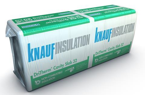 Knauf Insulation's DriTherm Cavity Slabs' flexible structure adapts to fill the cavity