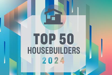 top 50 housebuilders 2024