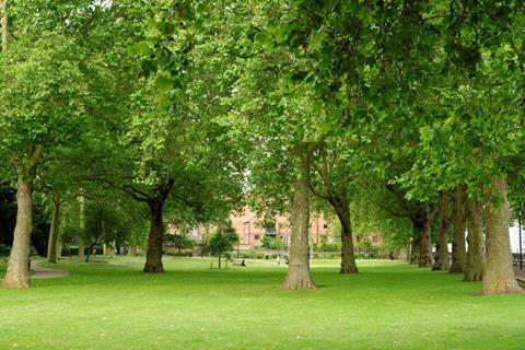 Public park, north Greenwich