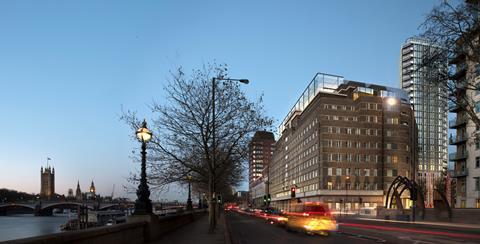 Pilbrow & Partners' proposals for the London Fire Brigade HQ at 8 Albert Embankment